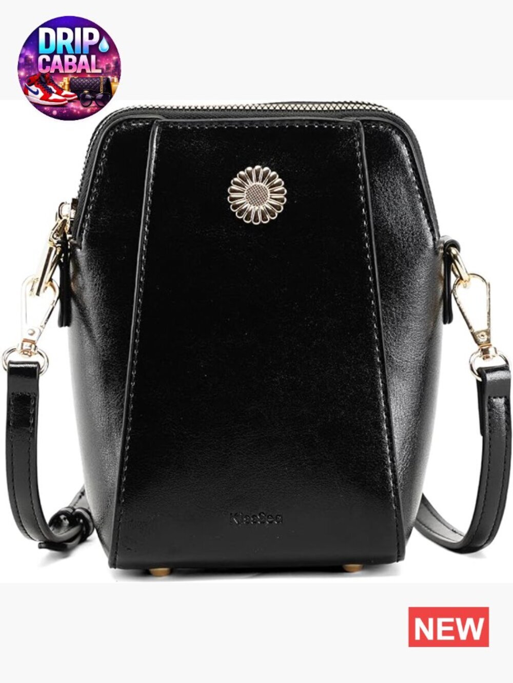 PU Leather Small Crossbody Bag for Women Lightweight Shoulder Cell Phone Purse